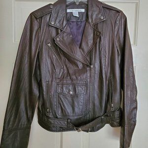 Victoria's Secret leather motorcycle jacket